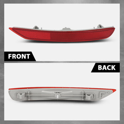 G-PLUS Rear Bumper Reflector Lamp Compatible with Subaru Forester 2.0L 2.5L 2009-2018 84281SC000, 84281SC010