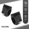 G-PLUS Speaker Sound Wedges Compatible with Jeep Wrangler YJ CJ 1976-1995 Black 2 Pcs