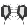 G-PLUS Soft Upper Doors Compatible with Polaris RZR XP 1000 and RZR XP Turbo 2014-2022 Fit Polaris RZR S 1000 2016-2020 Black 2 Pcs
