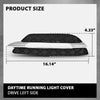 G-PLUS Left Fog Light Cover Daytime Running Light Cover, Compatible with Benz C250 C350 2012-2015/C300 2012-2014, Fit Models W/o AMG Package & Sport Package, Driver Side, 2048803224, MB1038117