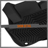 G-PLUS TPE Floor Mats Fit Honda CR-V Fuel Vehicle 2017-2022 6 PCS Black