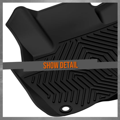 G-PLUS TPE Floor Mats Fit Honda CR-V Fuel Vehicle 2017-2022 6 PCS Black