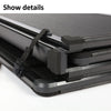 G-PLUS T4 Four-Fold Hard Lock 8Ft Truck Tonneau Cover Compatible with 2004-2008 Ford F150 | ONLY Fits Standard Cab Or Super Cab | 8'Long Bed Black