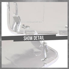 G-PLUS Tow Hook Cover for Benz GLB250 GLB-Class 2020-2021 Rear Bumper Silver Product Image