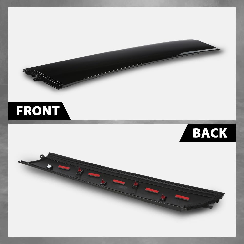 G-PLUS Front Pillar Finisher Windshield Trim Molding Left Driver Side Compatible with Nissan Armada 2017-2023/Fit Infiniti QX56 2011-2013/Fit Infiniti QX80 2014-2023 76837-1LA0A 768371LA0A 76837-6JR0A
