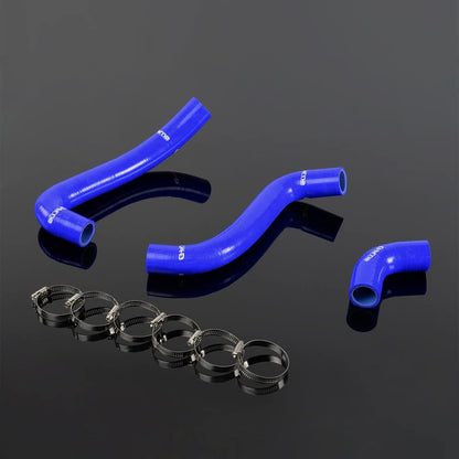 G-PLUS Silicone Radiator Coolant Hose Kit Clamps Compatible With Toyota Yaris/Vitz/Echo/Will 1.3l/1.5l 1nz/2nz Ncp10 Ncp85 Blue