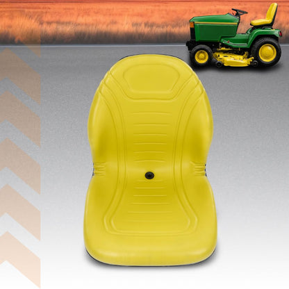 G-PLUS Tractor Seat w/Bracket Fit John Deere Lawn Mowers 240 245 260 265 285 320 325 335 345 415 425 445 455 F710 F725 F735 G100 AM117489 AM126865 AM879503 High Back Seat Yellow Replacement