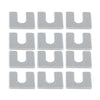 G-PLUS Fender Alignment Shims- 1/16" & 1/8" Thick- 3/8" Slot- 24 shims- #397T Compatible with GM Body