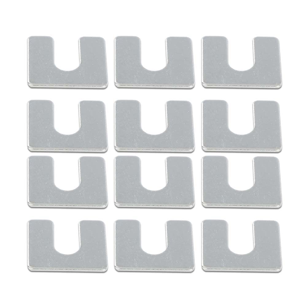 G-PLUS Fender Alignment Shims- 1/16" & 1/8" Thick- 3/8" Slot- 24 shims- #397T Compatible with GM Body