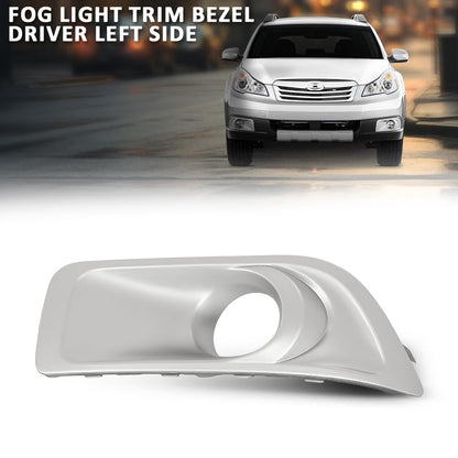 G-PLUS Fog Light Trim Bezel Front Driver Side Compatible with Subaru Outback 2010-2012 57731AJ43A, SU1038101