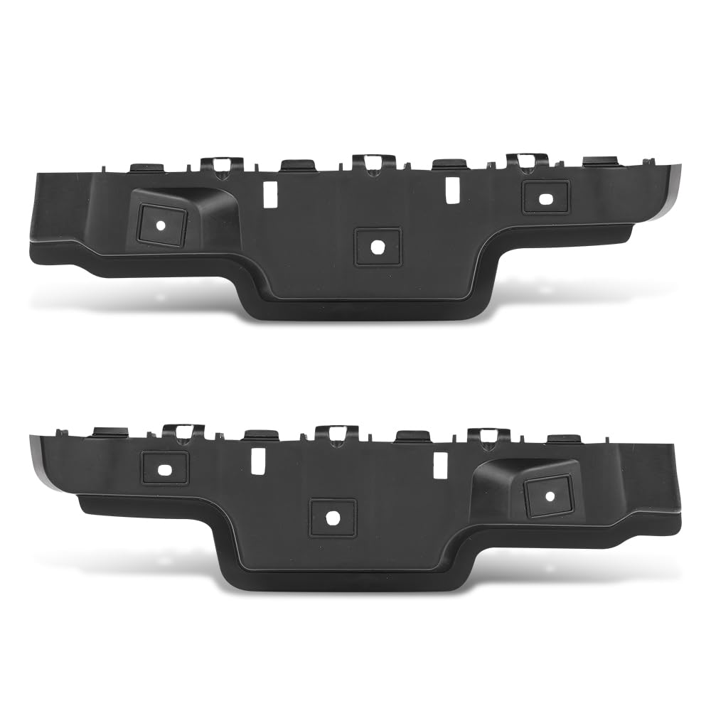 G-PLUS Bumper Bracket Front Left & Right Upper Stiffener Compatible with Cadillac SRX (submodel: Base, Luxury, Performance, Premium) 2010-2016 GM1043113, GM1042113, 22806471, 22806472 Black