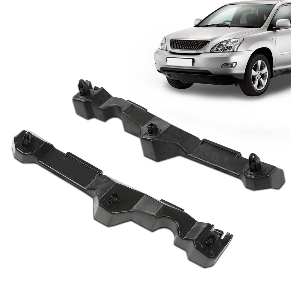 G-PLUS Front Bumper Support Bracket 2pcs Compatible with 2004-2006 RX330 Base 2007-2009 RX350 Base 2006-2008 RX400h Base 521450E010 LX1033103 521460E010 LX1032103