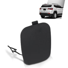 G-PLUS Tow Hook Cover for Jeep Compass 2017-2023 Rear Black Side View