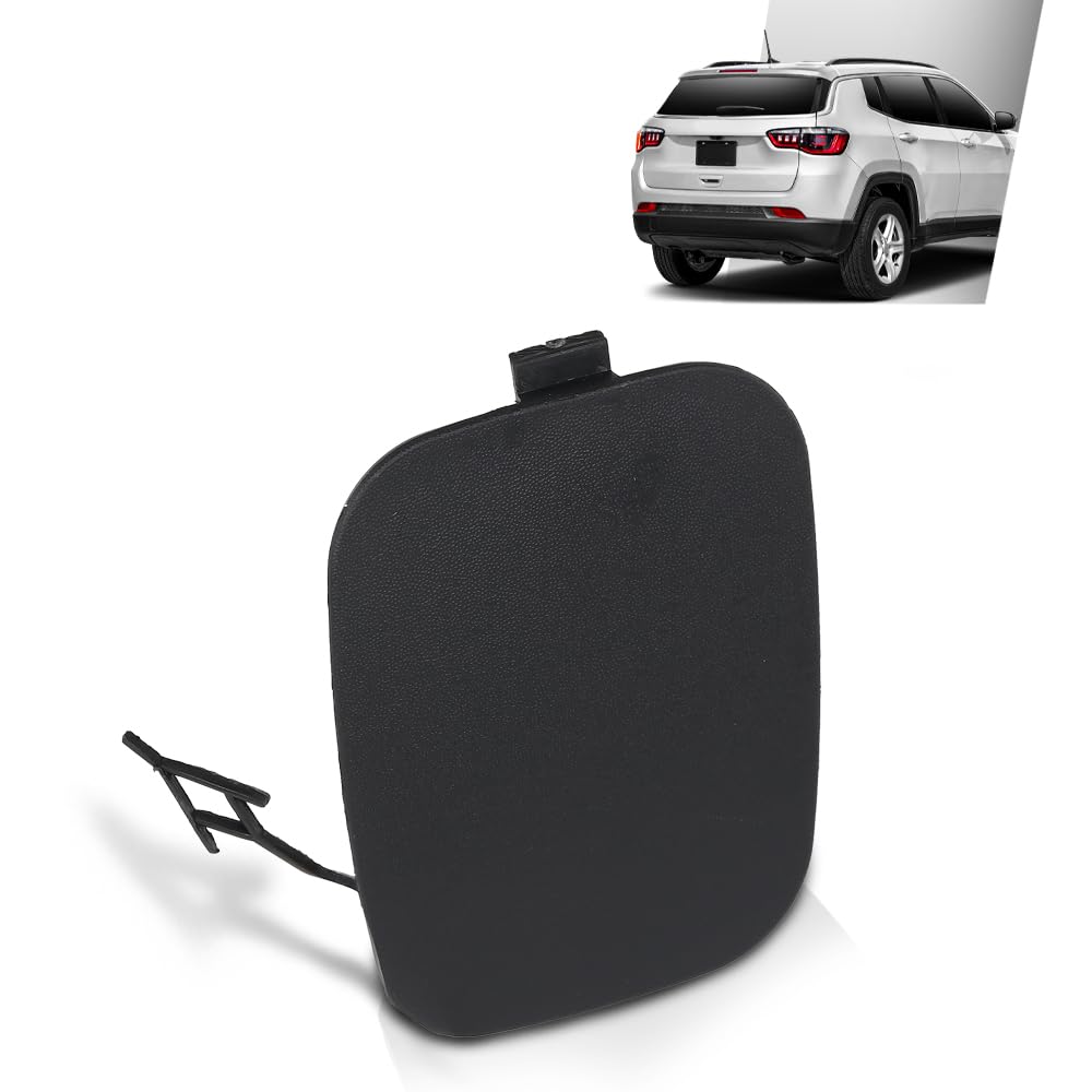 G-PLUS Rear Bumper Tow Hook Plug Cover Compatible with Jeep Compass 2017-2023 5UP67RXFAB