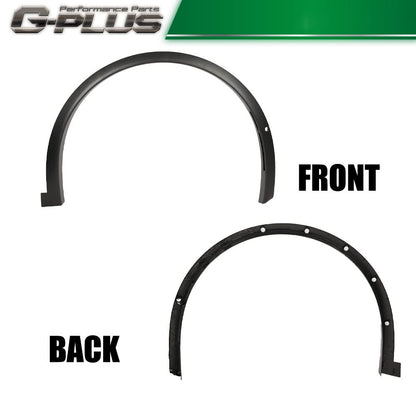 G-PLUS Rear Left and Right Fender Flare Molding Trim Compatible with Tesla Model X 2016-2023 Wheel Opening Molding Arch Trim 2PCS Black