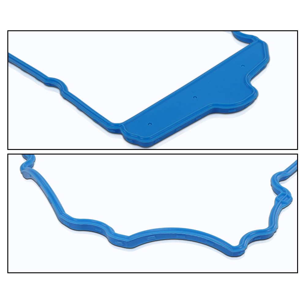 G-PLUS Valve Cover Gasket Set Blue VS50808R VS50502 Fit Cadillac CTS 2008-2015/Chevy Equinox 2010-2016/Buick Lacrosse 2010-2016/Cadillac SRX 2010-2016/GMC Terrain 2010-2016