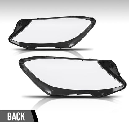G-PLUS Headlight Lens Cover Compatible with Benz W222 S-Class 2014 2015 2016 2017 Left & Right Front Headlamp Lens Cover Clear
