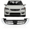 G-PLUS Front Upper Hood Bumper Grill Compatible with Honda CRV CR-V 2012-2014 Replacement ABS Plastic Grille