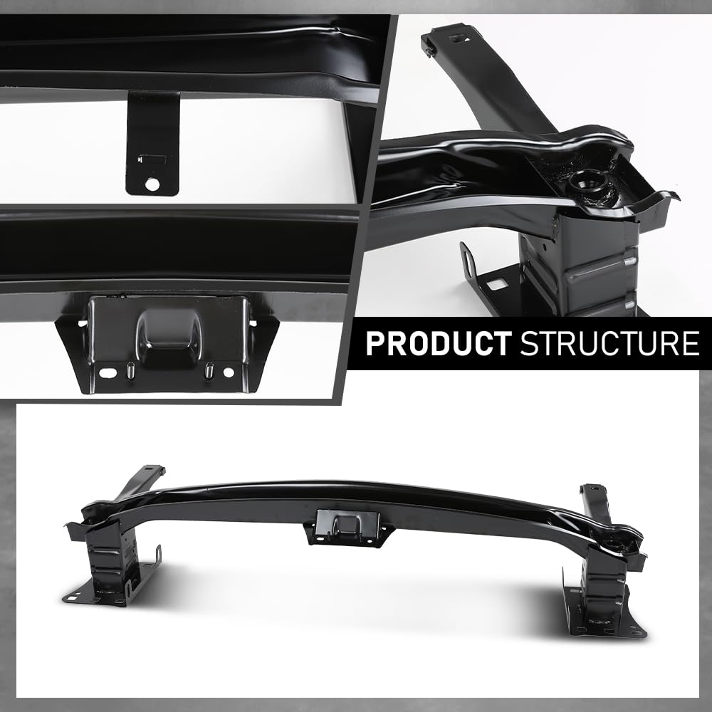 G-PLUS Front Bumper Reinforcement Bar Replacement Compatible with Volkswagen Jetta 2019 2020 Black