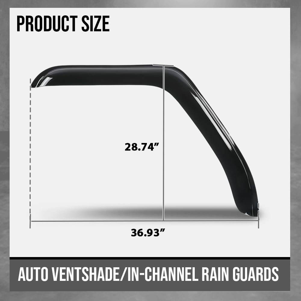G-PLUS Rain Guards Compatible with Freightliner Cascadia 2007-2017