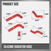 G-PLUS Silicone Radiator Hose Compatible with BMW 1600/1602/1800/1802/2002 Ti/Tii/Turbo 1966-1976 Black 5Pcs