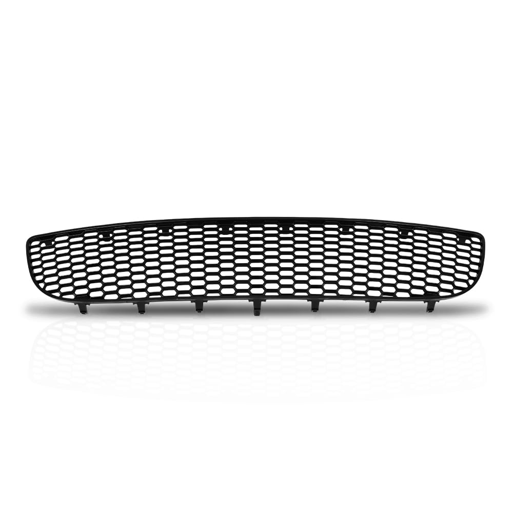 G-PLUS Front Grill Center Grille Honeycomb Grid Compatible with VW Beetle 2006-2010 1C0807681H, 1C0807681H01C Black
