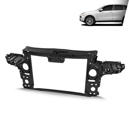 G-PLUS Radiator Core Support Compatible with Porsche Cayenne 2003 2004 2005 2006 2007 2008 2009 2010 95550559402 Black