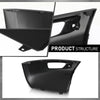 G-PLUS Front Bumper Face Bar End Cap Cover Compatible with Range Rover Sport 2014-2017,Fit for Models With Active Park Assist System 2Pcs