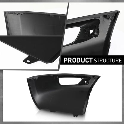 G-PLUS Front Bumper Face Bar End Cap Cover Compatible with Range Rover Sport 2014-2017,Fit for Models With Active Park Assist System 2Pcs