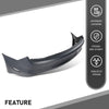 G-PLUS Rear Bumper Cover w/Holes Compatible with Ford Mustang 2018-2023, Fit Models WITH Park Assist Only, NOT Fit Shelby Models, 187-10329, JR3Z17K835AAPTM, FO1100737