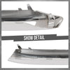 G-PLUS Pair Left Right Fog Light Grill Trim Cover Compatible with Benz X164 GL-Class 2008-2012 Fit GL350 Bluetec 4Matic 3.0L V6 - Diesel 2010-2012 1648847322, 1648847422 Silver