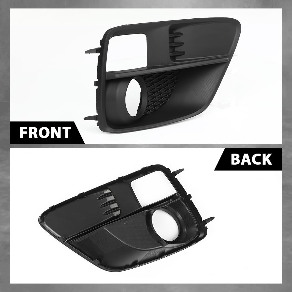 G-PLUS Front Bumper Fog Light Hole Cover Compatible with Subaru WRX 2015-2017,Fit Subaru WRX STI 2015-2017,Fit For Models With Fog Lamps 57731VA010