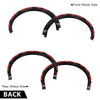 G-PLUS 4PCS Fender Flares Compatible with Ford F150 2004-2008 66.0" / 67.0" / 78.0" / 96.0" Bed Length (Not Fit Heritage Models), Wheel Opening Molding Textured Factory Style
