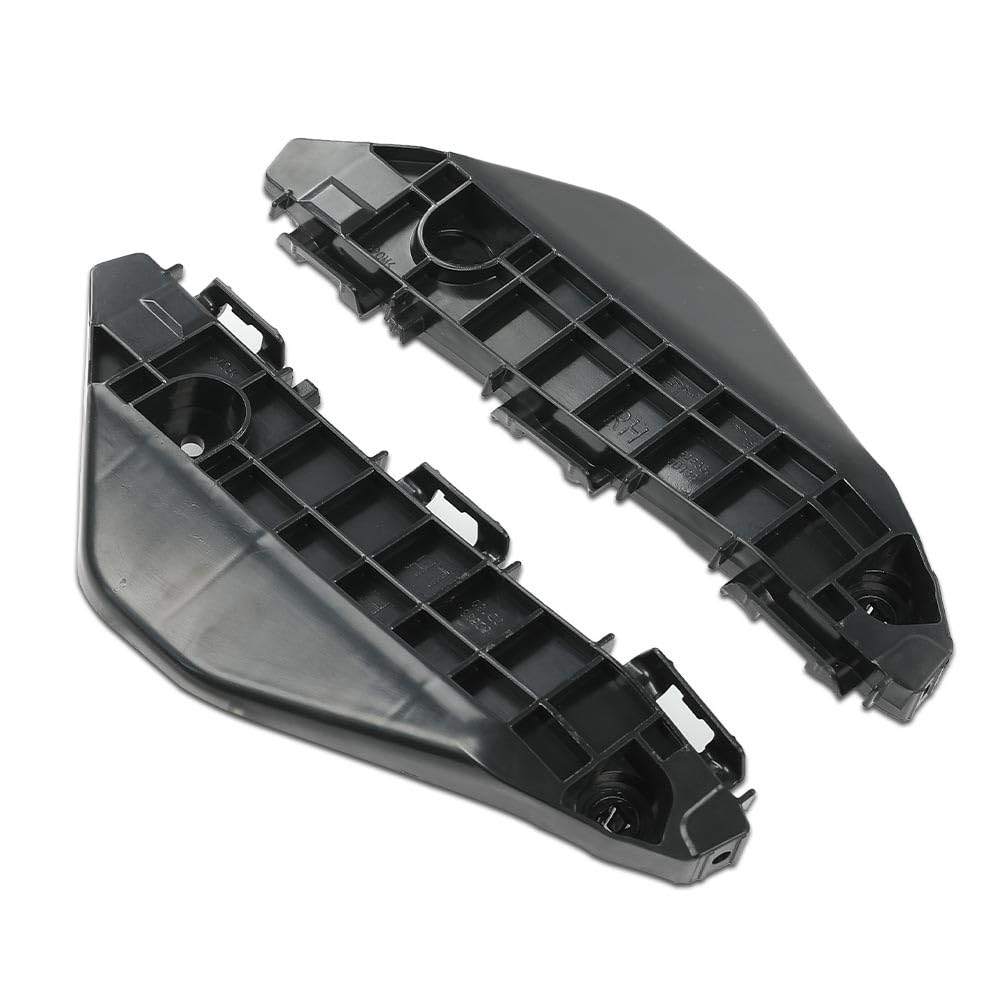 G-PLUS Pair Front Bumper Retainer Bracket Compatible with Toyota Yaris Hatchback 2013 2014 2015 2016 525360D130, 525350D130 Black Smooth Finish