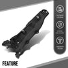 G-PLUS Left Driver Side Front Fender Mount Bracket Compatible with Volvo XC90 2016 2017 2018 2019 2020 2021 2022 2023 2024 31391777 Black