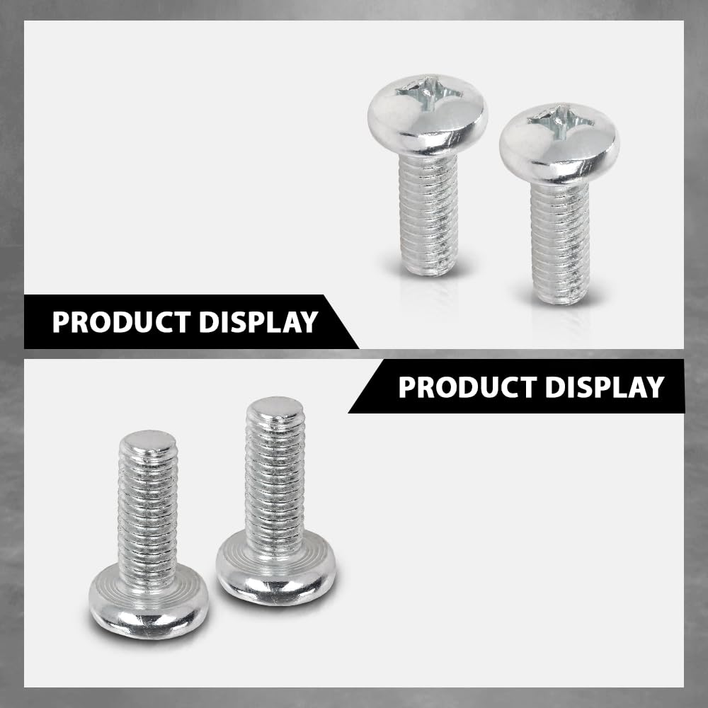 G-PLUS 100 License Plate Screws Compatible with Toyota Honda LX and Some Other Foreign Cars