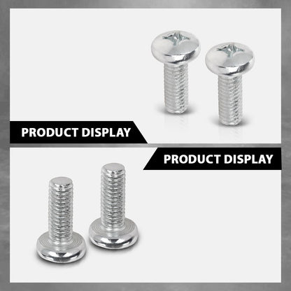 G-PLUS 100 License Plate Screws Compatible with Toyota Honda LX and Some Other Foreign Cars