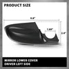 G-PLUS Mirror Lower Cover Driver Side Compatible with Subaru Crosstrek 2018-2023,Fit Subaru Forester 2019-2023 91054FL210
