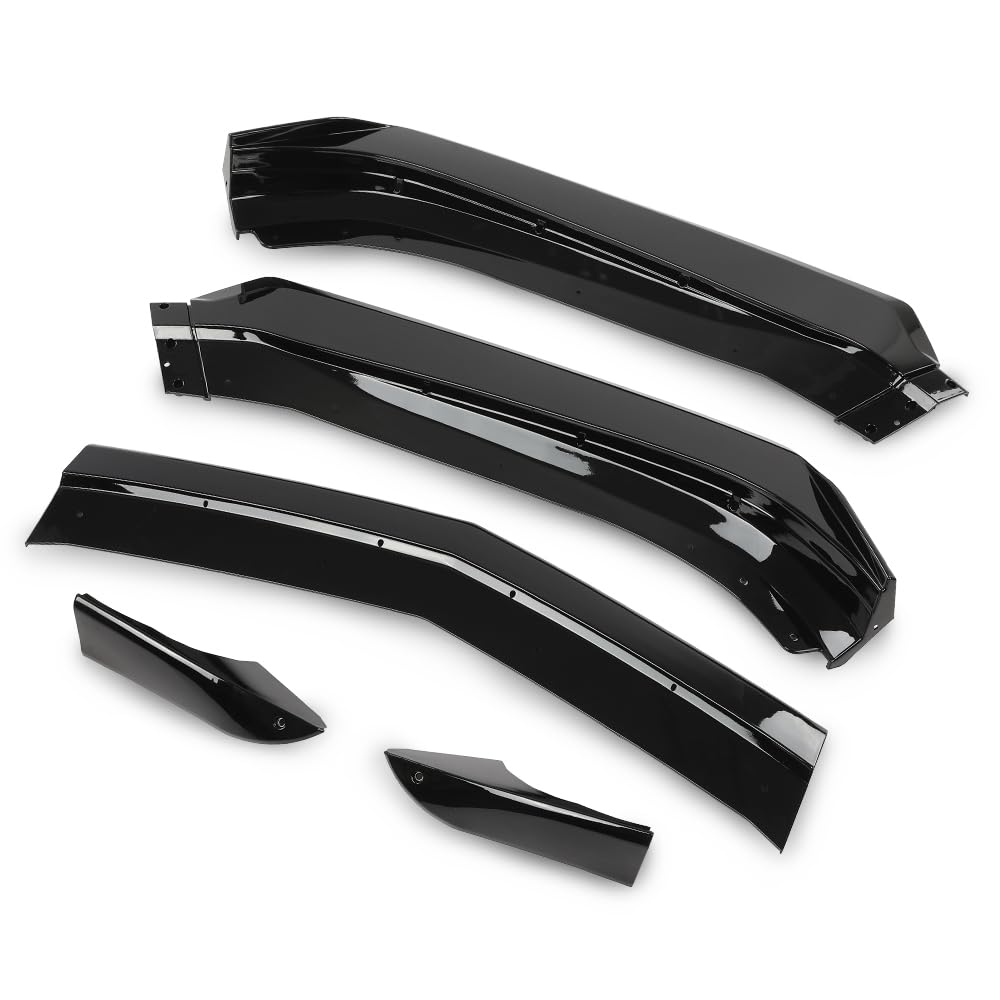 G-PLUS Front Bumper Lip Splitter 1LE Style Compatible with Chevy Camaro LT/LS/RS/SS Models 2016-2023 (Will Not Fit ZL1 Bumper Models)