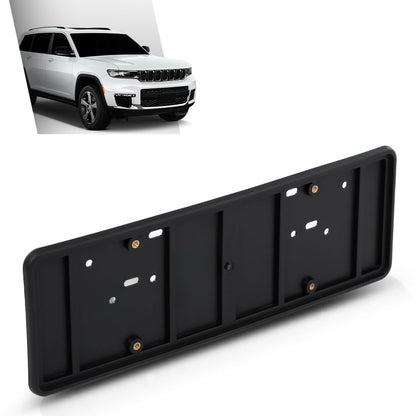 G-PLUS Bumper License Plate Bracket Compatible with Dodge Jeep Chrysler 2013-2021 68213436AC Black