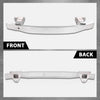 G-PLUS Rear Bumper Impact Absorber Reinforcement Bar Beam Compatible with Jeep Cherokee 2014-2018 68096078AB