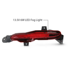 G-PLUS Rear Fog Light Lamp for Land Rover Range Rover Velar 2018-2023 Left Side View