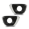 G-PLUS Fog Light Cover Trim Compatible with Jeep Compass 2011-2017 Driver and Passenger Side 68213205AA