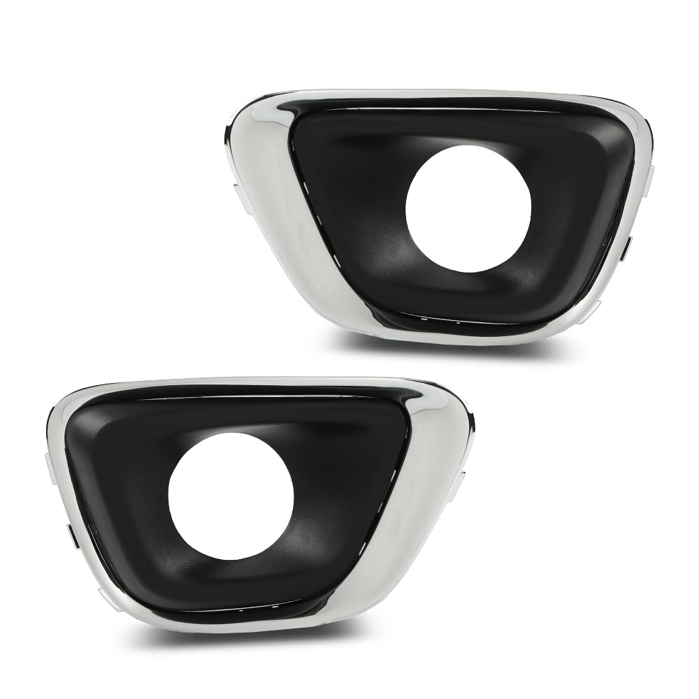 G-PLUS Fog Light Cover Trim Compatible with Jeep Compass 2011-2017 Driver and Passenger Side 68213205AA