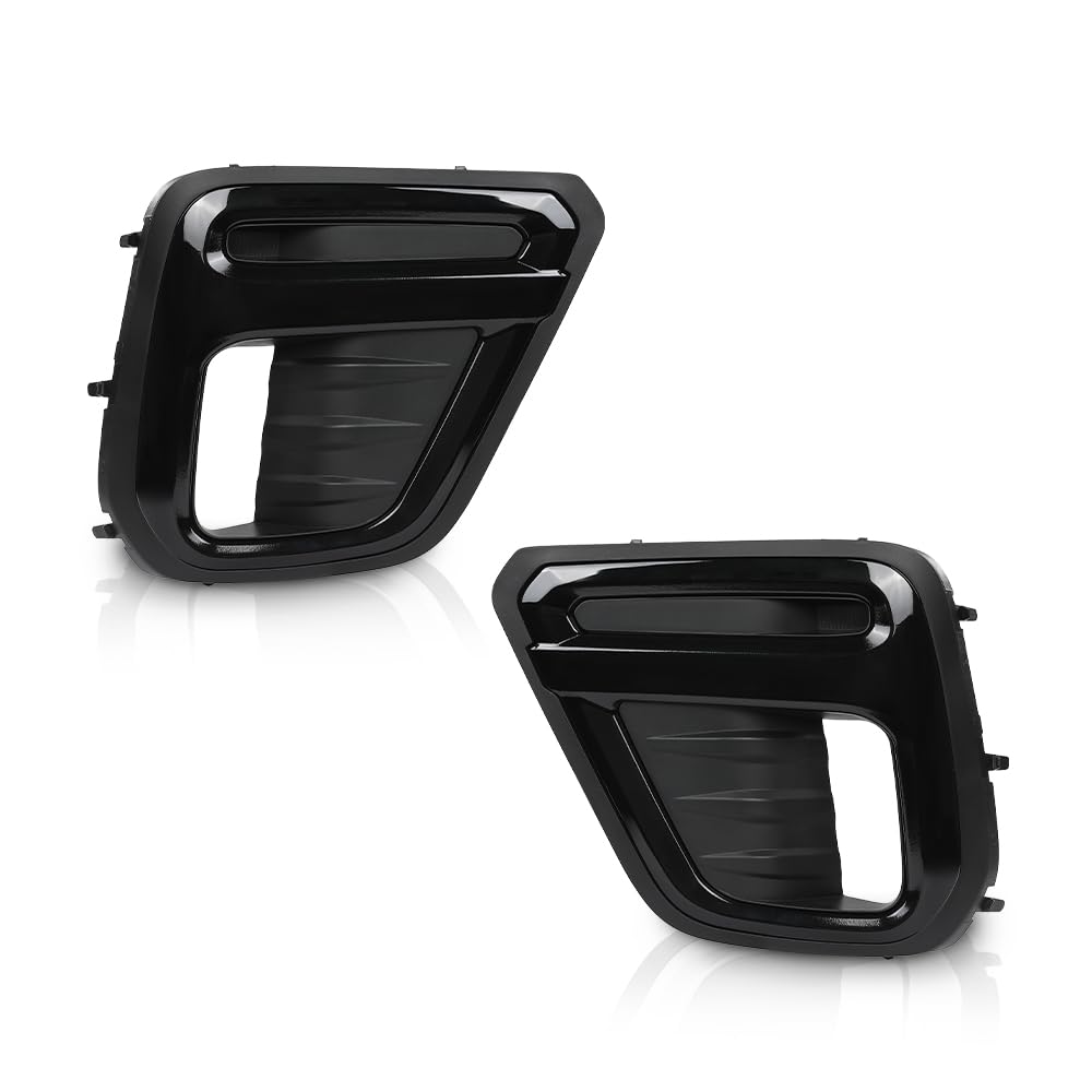 G-PLUS Front Fog Light Cover Bezel Trims, Compatible with Subaru Forester 2019, LH Driver & RH Passenger Side 2PCS, 57731SJ140, 57731SJ150