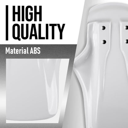 G-PLUS Front & Rear Liner Fender Complete Set Compatible with Honda ATC350X 1985-1986 White