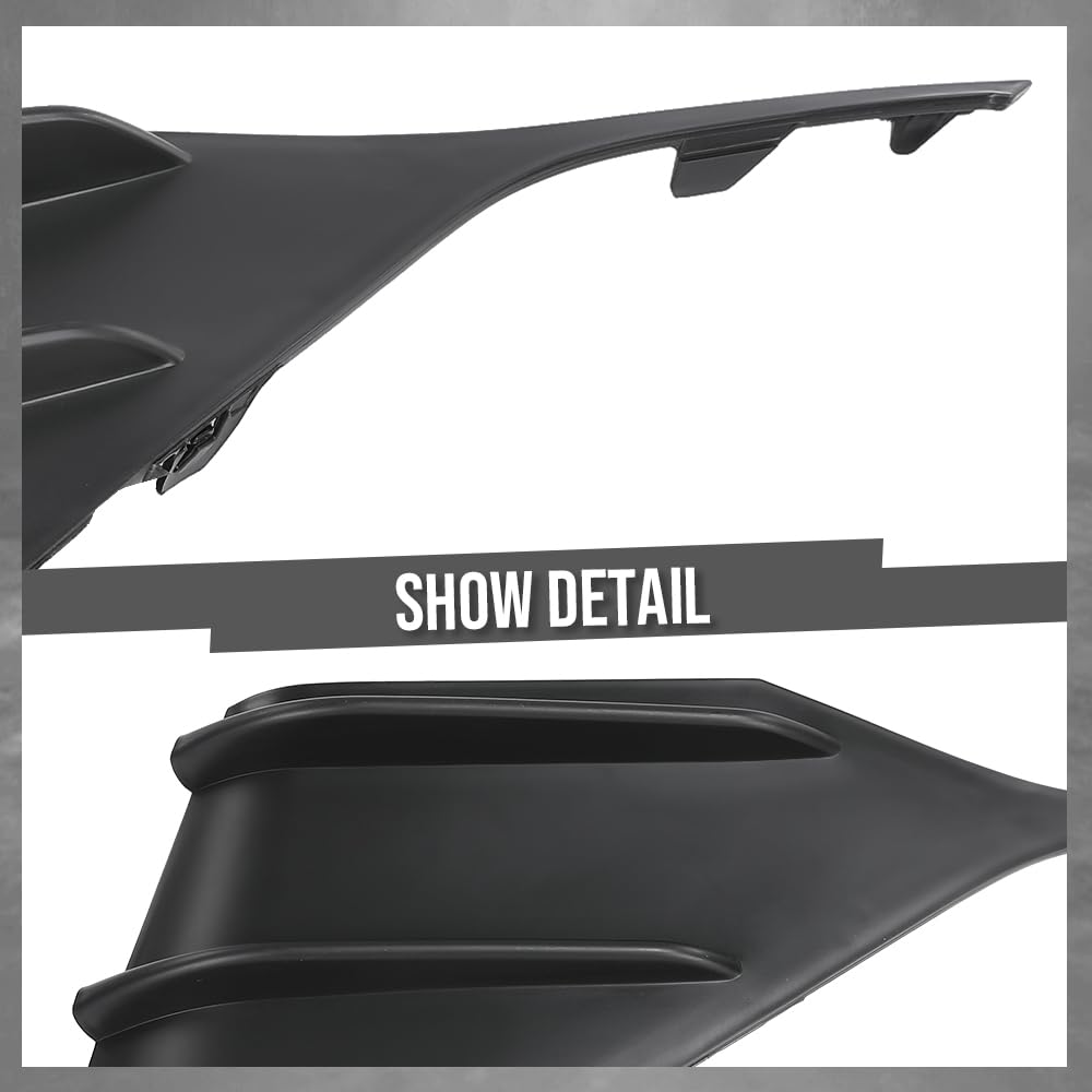 G-PLUS Front Bumper Blanking Cover Right Side Fog Light Cover Fit Hyundai Elantra Blue Hybrid, Limited, Limited Hybrid, SE, SEL 1.6L L4 - Electric/Gas, 2.0L L4 - Gas 2024 86564AACD0, 86564AACC0 Black