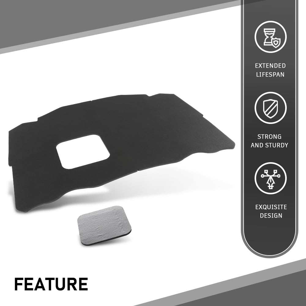 G-PLUS Hood Insulation Pad Compatible with Benz W124 E Class 1990-1995,Fit Benz 300CE 300E 300TE 1990-1993,Fit Benz 400E 500E 1992-1993 1246820726