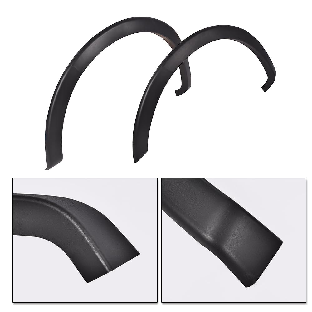 G-PLUS 4PCS Fender Flares Compatible with Ford F150 2009-2014 with 67" / 78.8" / 97.4" Styleside Beds (Not Fit Platinum & Raptor Models), Wheel Cover Protector, Textured Factory Style