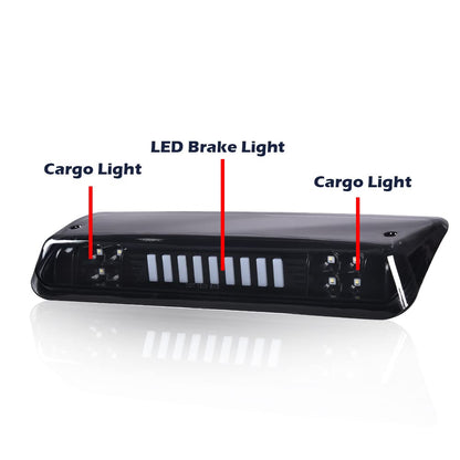 G-PLUS Rear LED 3rd Third Brake Light High Mount Stop Light Type I Compatible with 2004-2008 Ford F150/Lobo Rear LED Bar Brake Light High Mount Lamp Replacement